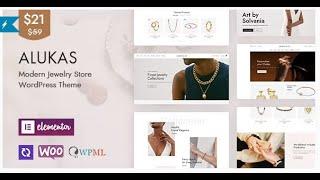 Alukas   Modern Jewelry Store WordPress Theme