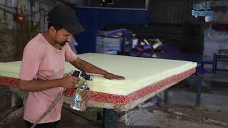 Foam Mattress Manufacturing Process | Mattress Bed Mass Production in Factory | Unbox Engineering