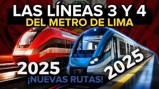 Así serán las Líneas 3 y 4 del Metro de Lima, Perú | El más moderno de Latinoamérica