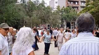 Gresca ,Tabola,Ball de Rams , sardana d'en Jordi León , cobla Marinada , Plaça Sagrada Família