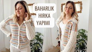 BU MODELE BAYILACAKSINIZ  BAHARLIK ÖRGÜ HIRKA YAPIMI | #crochet