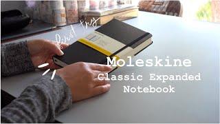 Moleskine Classic Expanded Notebook First Time Try