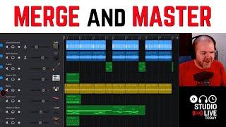 How to MASTER in GarageBand iOS using MERGE