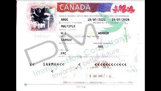 DM Consultant Success Story Work Permit Canada.