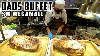 [4K] Festive Food Tour at DADS WORLD BUFFET SM Megamall Philippines!