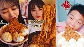 CHINESE NOODLES EATING CHALLENGE  [Can you even eat fast like them?] #food #mukbang