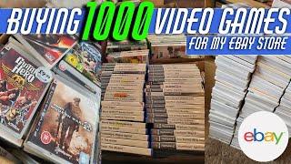 Buying 1000 video Games for my Ebay Store