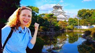 First FULL DAY in Osaka!!  [Don Quixote, Osaka history, Okonomiyaki!]