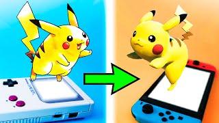 De GAME BOY a NINTENDO SWITCH  Envíamos POKÉMON por TODAS Las Generaciones de Nintendo