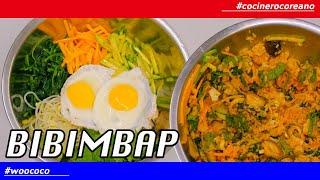 [ESPÑ/ENG] BIBIMBAP(para vegetarianos) 비빔밥 l COMIDA COREANA l COCINERO COREANO l RECETA FÁCIL