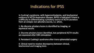 Inferior petrosal sinus sampling