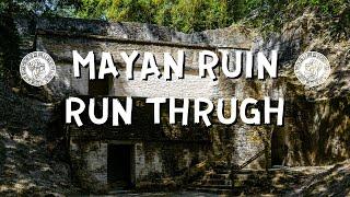 Run Through Mayan Ruin Cahal Pech Lost City