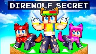 Having a SECRET DIREWOLF FAMILY in Minecraft!