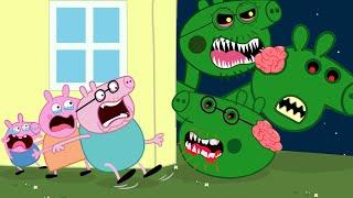 Peppa Pig Zombie Apocalypse, Zombie At The House | Peppa Pig Funny Animation