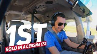 Student Pilot SOLO FLIGHT | First Solo In C172