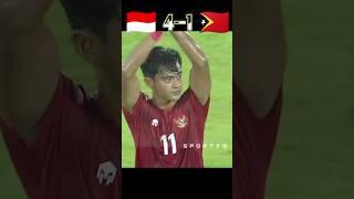 Indonesia VS Timor Leste Friendly Match #shorts#football#indonesia