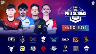 [HINDI] PUBG MOBILE PRO SCRIMS SOUTH ASIA| FINALS | DAY 1 | ft #SG #FS #DRS #I8 #EX #IHC #GSM #STE