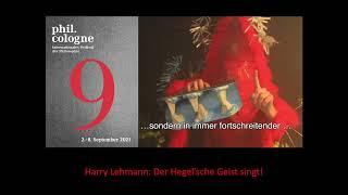 Der Hegelsche Geist singt! – Trond Reinholdtsen & Harry Lehmann auf der Phil.Cologne