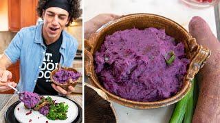 Purple Mashed Potatoes AMAZING VEGAN RECIPE