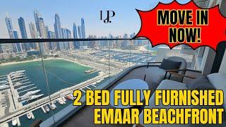 Fully furnished 2 bed Emaar Beachfront Apart!!! Move in Immediately!