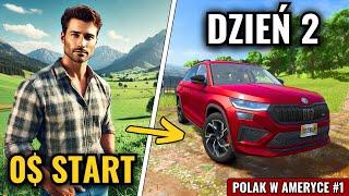 NOWA SERIA  START OD ZERA w Farming Simulator 25  Polak w Ameryce #1