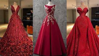 Beautiful ball gowns | prom dresses | Red themed | 2021