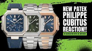 SPENCER REACTS TO THE NEW PATEK PHILIPPE CUBITUS!