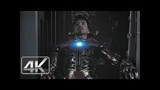 Tony Stark Colocándose la Armadura Mark 46 Desde el Helicóptero LATINO (4K-HD) Civil War