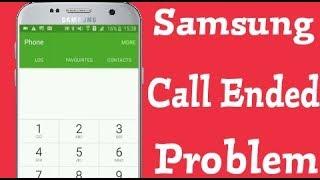 Call ended Problem Solve in All Samsung Phone And Samsung J2