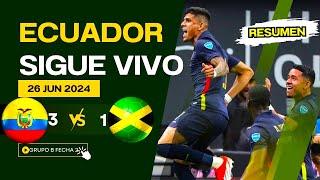 ECUADOR VS JAMAICA 3-1 | COPA AMÉRICA 2024 | HIGHLIGHTS | Resumen y Goles 2024