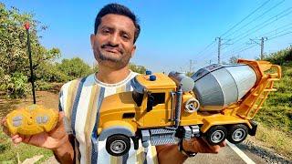 RC Cement Mixer Truck Unboxing - JMV TOYS