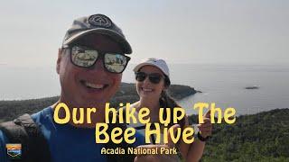 Our hike up the Bee Hive - Acadia National Park