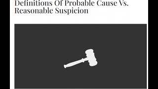 🟢 JAMAICA PUBLIC AUTHORITY: Probable Cause Vs. Reasonable Suspicion.