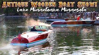 BEAUTIFUL ANTIQUE CLASSIC WOODEN BOATS!!! - Antique Wooden Boat Show! - Chris Crafts - Speedboats.