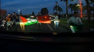 conduciendo por Marrakech hasta Yamaa el Fna