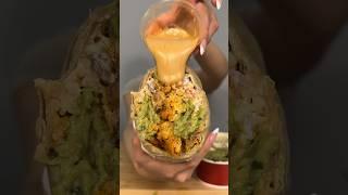 FIRST TIME EATING CHIPOTLE #shorts #burrito #chipotle #asmr