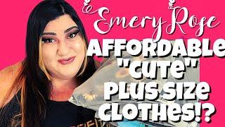 Shein Emery Rose Plus Size Haul | Affordable Plus Size Clothes | Apple shape