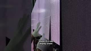 P2.5 indoor LED display screen. #leddisplay #ledwall #ledvideowall #visualeader #led