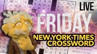 Ahem... FRIDAY Puzzle with @ProfessorPuppet - LIVE @NYTimesWordPlay