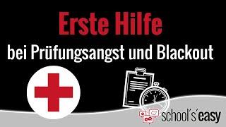 Erste Hilfe bei Prüfungsangst und Blackout