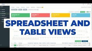 Spreadsheet and Table Views in Sellozo PPC Manager