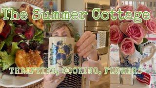 THE SUMMER COTTAGE // Thrift Haul // EASY Summer Recipe // Flowers