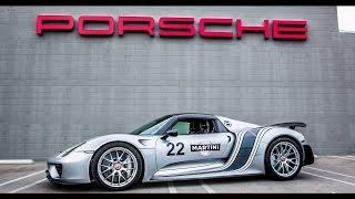 Porsche 918 Spyder Delivery - Weissach Package Monochromatic Martini Wrap