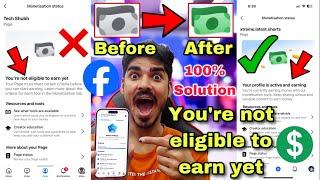 You’re not eligible to earn yet  Your profile is active and earning  Weekly Challenge Facebook