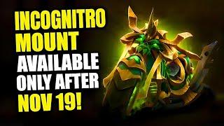 Incognitro Felcycle Mount Only Available After November 19! WoW 20th Anniversary Secrets