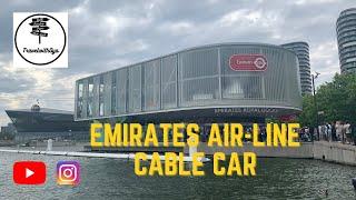 [4K] Emirates Cable car and London Bus Ride | Tower Bridge | Walkingtour | TravelwithOya