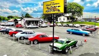 American Muscle Cars Maple Motors Update 7/1/24 Lot Walk Hot Rods USA Classics For Sale Inventory