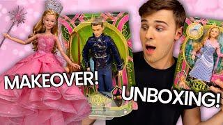 More WICKED Dolls! Glinda Dress & Hair MAKEOVER & Tutorial!