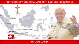 Port Moresby, Courtesy visit to the Governor General 7 September 2024 Pope Francis