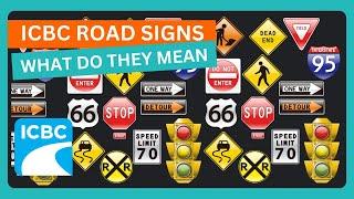 ICBC Road Signs | British Columbia Road Sign Test | Traffic Signs In Canada